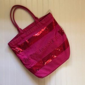 Victoria’s Secret Hot Pink tote bag